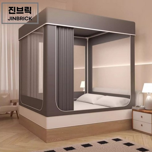 남들이 모르는 진브릭 실내 방한 침대텐트 난방텐트