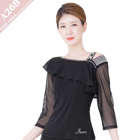 무대 위 주인공을 위한 완벽한 선택, 댄스복 상의 A268 솔직 후기 스텝랄라댄스복