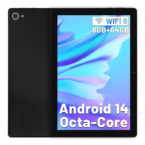 10인치 안드로이드 태블릿 FYMLCPFY Android 14 옥타코어 8GB+64GBTF 1TB 안드로이드 태블릿 1280×800 HD IPS, 싱글, 싱글 
데스크탑