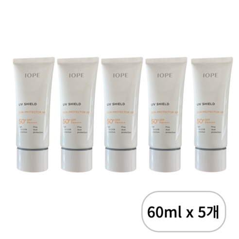 아이오페 UV쉴드 선프로텍터 XP SPF50+PA++++ 60ml, 3개 아이오페선크림 Best Top5