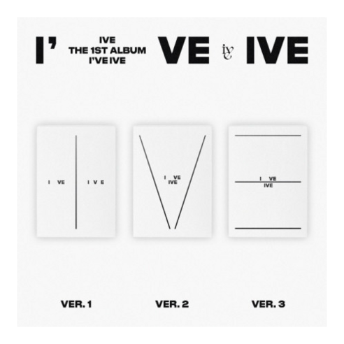   IVE Set of 3 / I've EVE Regular Album 1st Album (3 Types Version / L100005908)