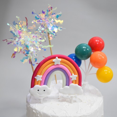 케이크 장식, 풍선 토퍼로 생일파티에 화려함을 더하세요!
