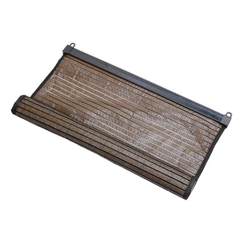Breahtable 창 블라인드 그늘 폴리 에스터 롤러 그늘 커튼 가정 야외 실내, 브라운 135x60cm, 패브릭 폴리 에스터