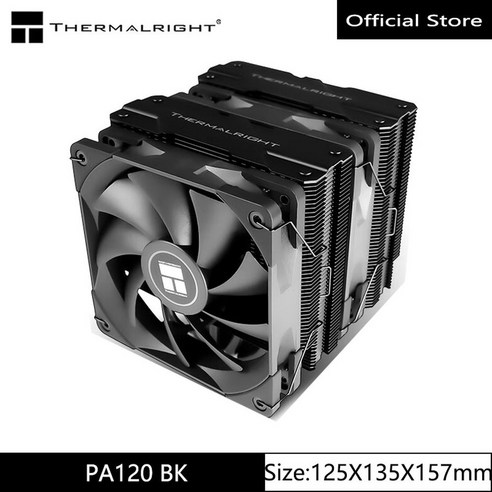 자동차쿨링시트 자동차통풍시트 Thermalright PA120 AGHP 3.0 히트 파이프 공랭식 라디에이터 6 이중 타워 팬 상단 커버 LGA1700 지원... 