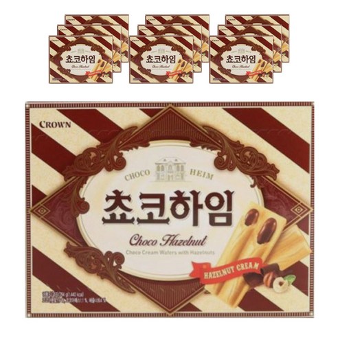 크라운 초코하임 142G, 10개