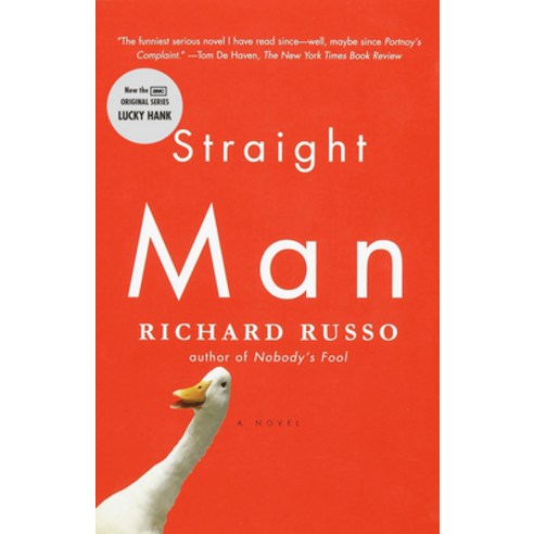 (영문도서) Straight Man Paperback, Vintage, English, 9780375701900