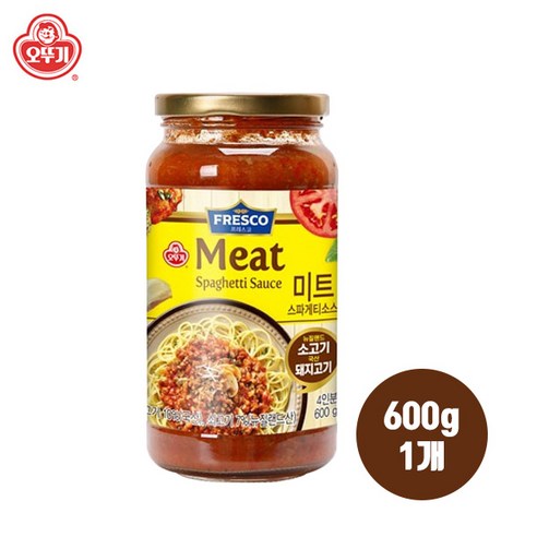 오뚜기 프레스코 미트 스파게티소스, 600g, 1개