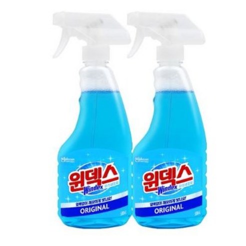 윈덱스 유리세정제 본품 500ml, 2개