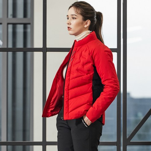 여성 덕 튜브다운 자켓 덕다운점퍼 골프점퍼 오리털패딩 스윙자켓 아웃도어 캠핑옷 여자패딩 숏패딩