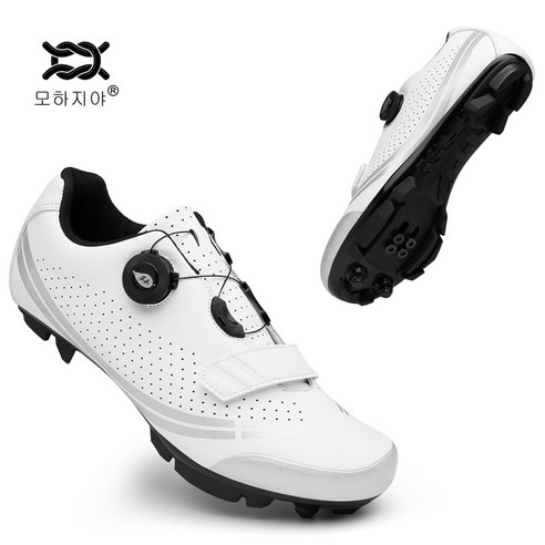 모헤 mtb 클릿슈즈 산악 자전거 신발, 260, 화이트