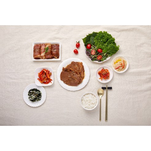미트라인 프리미엄 100% 국내산 한돈 숯불양념갈비, 2개, 1kg