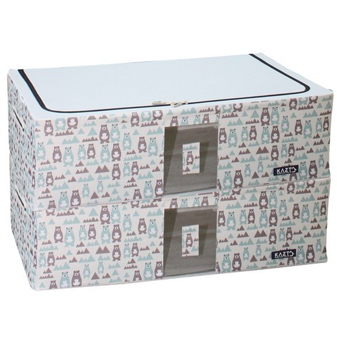 가쯔 폴라캐릭터 와이어 리빙박스 92L 언더베드, 폴라베어, 2개 레보떼구스 Best Top5