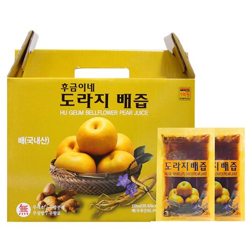 후금이네 도라지배즙, 50개, 110ml
