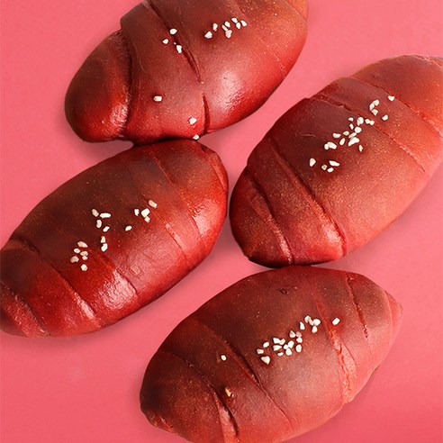 [펄솔트포함] 소금빵 90g 20개입 냉동생지 대용량 냉동생지 카페 디저트 카페납품, 먹물소금빵90g ×20ea