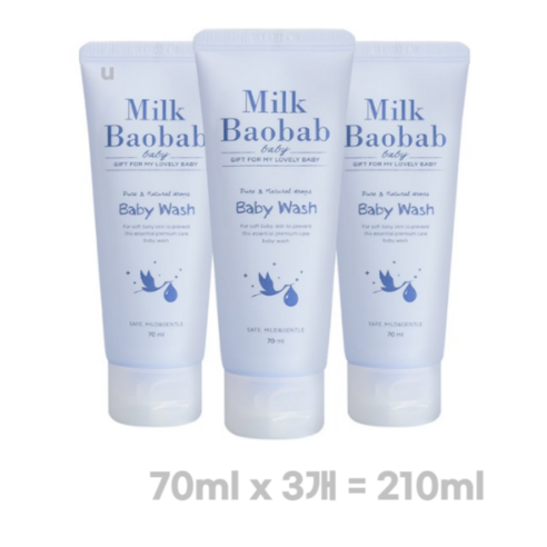 밀크바오밥 베이비 워시, 500ml, 1개