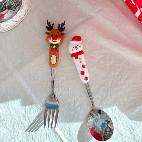 아이들의 크리스마스를 더욱 특별하게, 사랑스러운 스푼포크 세트!