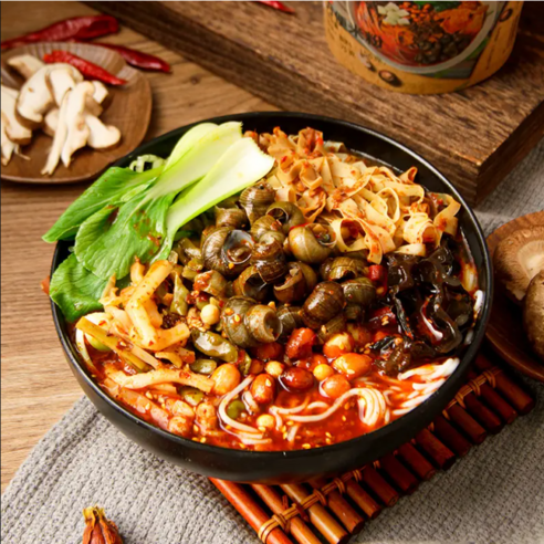 류주 뤄쓰펀 luosifen 업그레이드 매운 마라맛 냄새 나는 우렁이 달팽이 국수 골뱅이면 중국 쌀국수 (훙빠오 증정) - 쌀국수 | 쿠팡