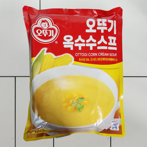 오뚜기 옥수수 스프 1kg 콘스프 분말 즉석스프, 1개