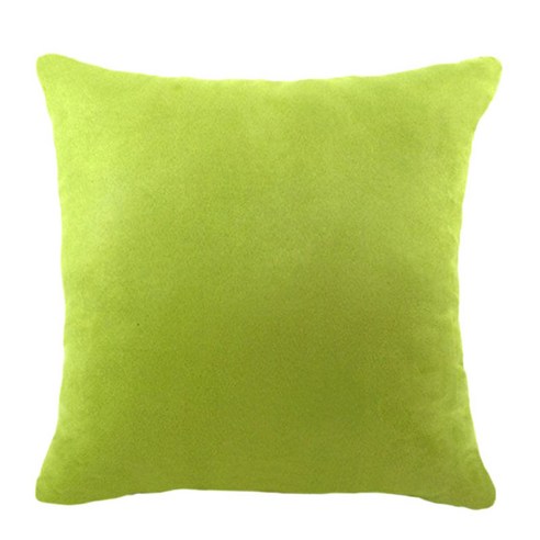 솔리드 컬러 스웨이드 벨벳 베개 커버 던져 베개 케이스, Green-45x45cm, 다른