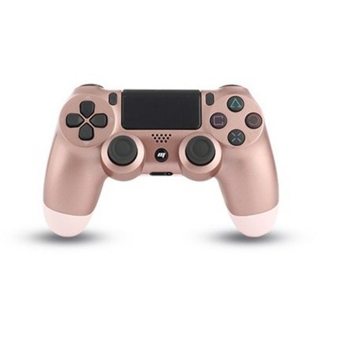PS4 플스4 PC 스팀 게임패드 듀얼쇼크4 호환 컨트롤러 블루투스 피파 무선 더블쇼크, 메탈릭 핑크, 1개