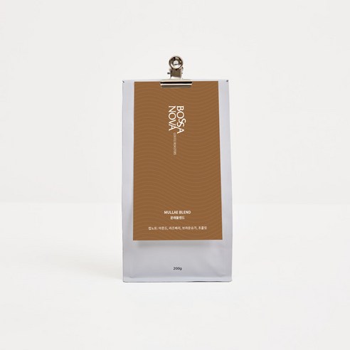 보사노바 커피원두 문래 블렌드, 1개, 500g, 홀빈(분쇄안함)