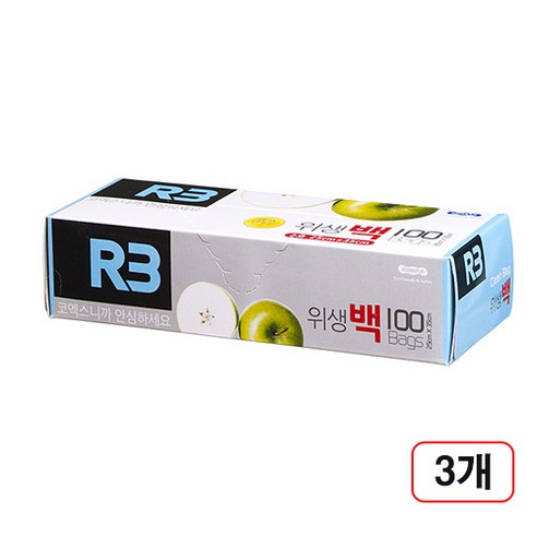 코멕스 R3위생백(중/25cmx35cm/100매) 3개입, 3개