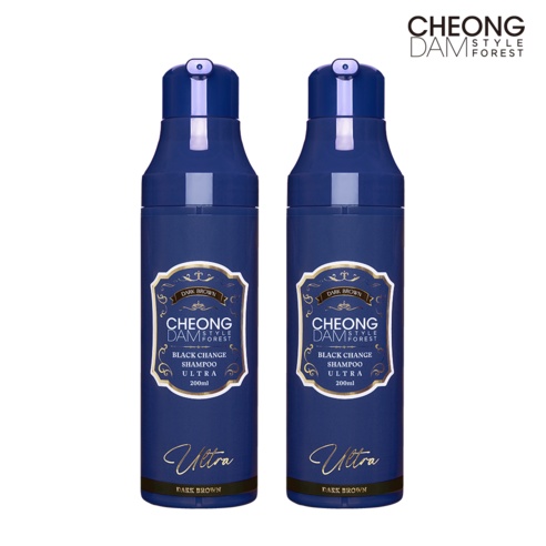 청담스타일 포레스트 블랙 체인지 샴푸 울트라 흑갈색, 1개, 200ml