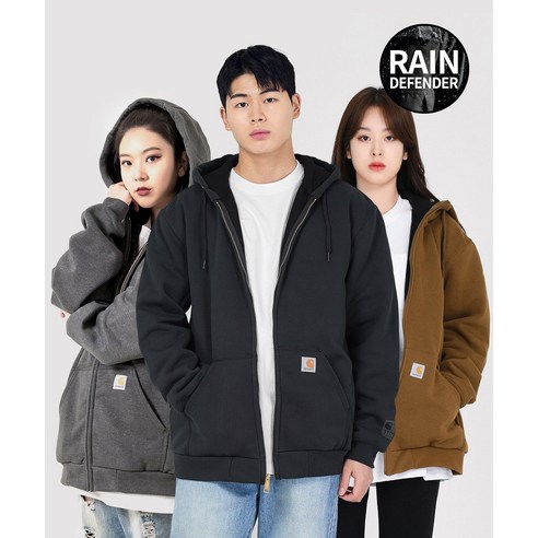 칼하트 (104078 100632) 써멀 후드집업 (레인디펜더)