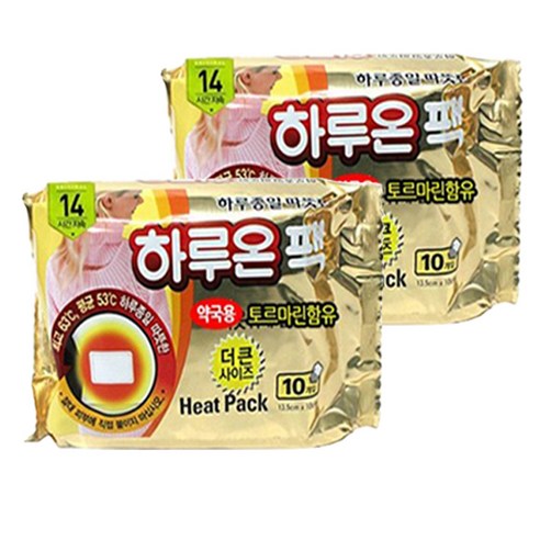 하루온 핫팩 붙이는 타입 50g, 40개