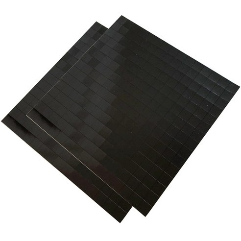 [제이스마그네트] 접착 조각 고무자석 시트 300x300 판, 2p세트 20x20x1T_450조각, -
