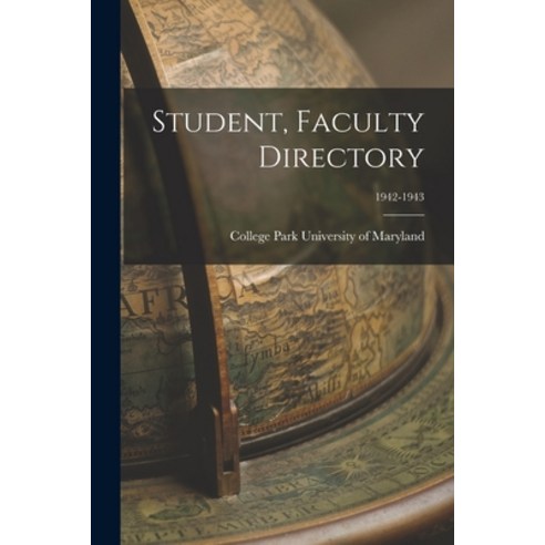 (영문도서) Student Faculty Directory; 1942-1943 Paperback, Hassell Street Press, English, 9781015115101