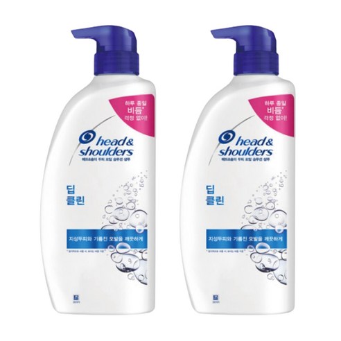헤드앤숄더 딥 클린 샴푸 850ml x2개