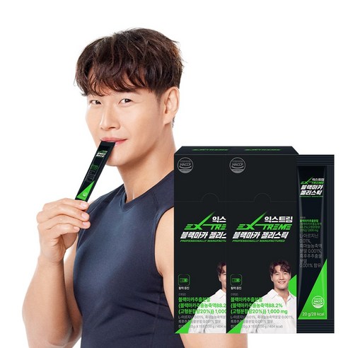익스트림 블랙마카 젤리스틱, 2개, 300g