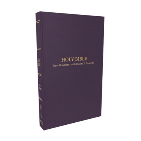 (영문도서) Kjv Pocket New Testament with Psalms and Proverbs Softcover Purple Red Letter Comfort Print Paperback, Thomas Nelson, English, 9781400334834