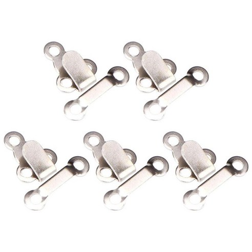 5pcs 금속 바지 패스너 허리 조임쇠 걸쇠 의류 공예 고정 도구 브래지어 후프 액세서리, 스타일 1은, 작은, 구리