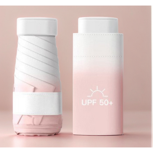 UV 99.9% 자외선차단 미니 우산 양산 겸용 3단 초경량 + 커버포함
