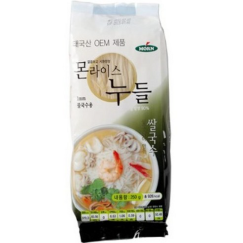 몬 라이스 누들 1mm 250g 1개, 5개