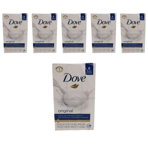 도브 화이트 딥 모이스처 뷰티 바, 90g, 36개
