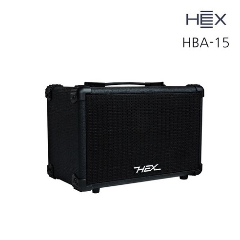 HEX 베이스기타 앰프 HBA-15, BK (블랙)