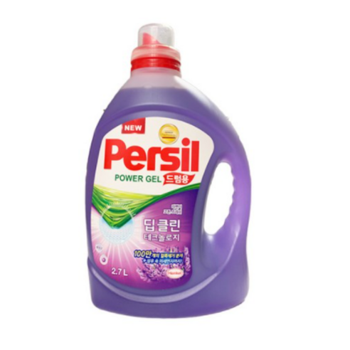 퍼실 파워젤 드럼용 액상세제 라벤더코튼 프레쉬 본품, 1개, 2.7L