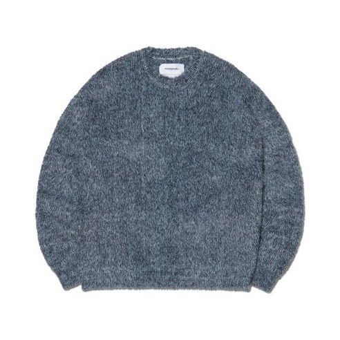 [노매뉴얼] CROPPED HAIRY KNIT – MELANGE