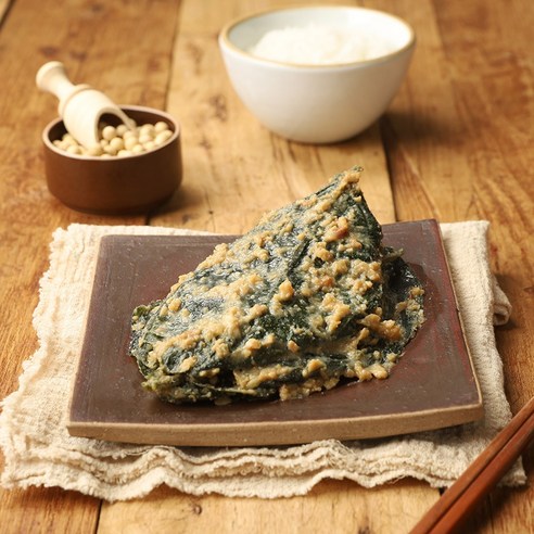 [국산] 작고 부드러운 된장 콩잎장아찌 1kg, 1개