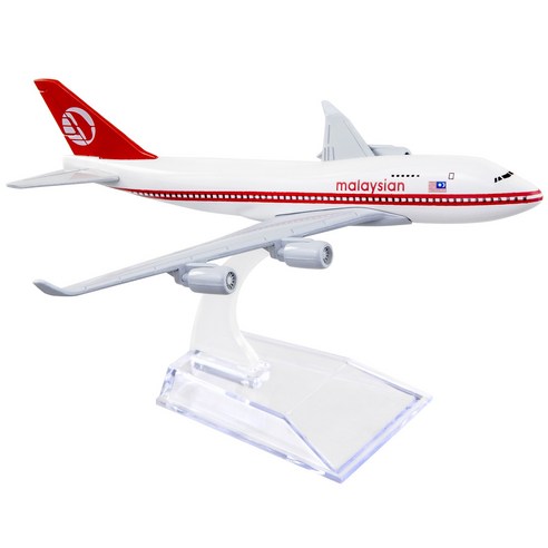 다이캐스트 모형항공기 16cm 모형비행기, A747-Malaysia Red