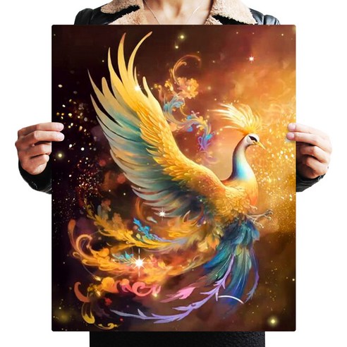 FASEN 액자 보석십자수 캔버스형 DIY 키트 40 x 50 cm, FX047, 1개