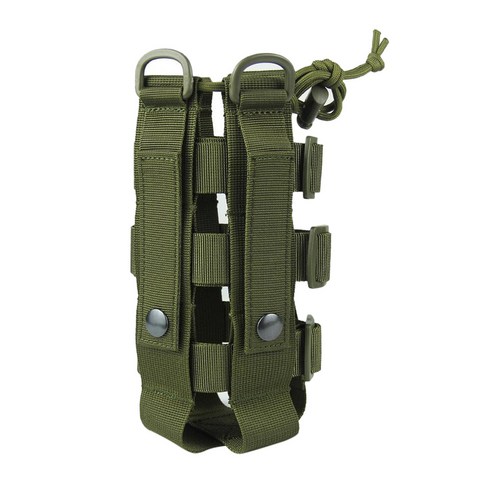 THE WAROOM SHOP 주전자 가방 전술 몰리 물병 캐리어 파우치, 아미 그린, 21cm, PP