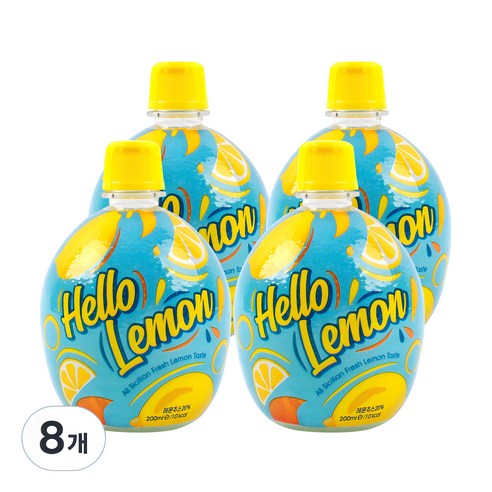 헬로레몬, 200ml, 8개