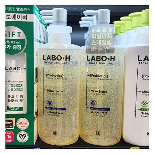 라보에이치 라보에이치 두피쿨링 샴푸 400ml x 1개
