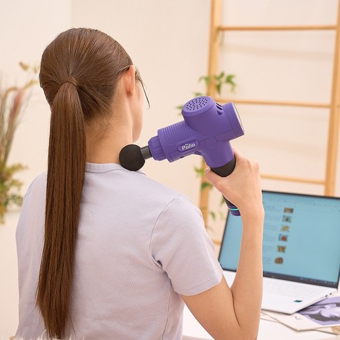 뭉친 근육과 림프를 위한 궁극의 선택, 풀리오 마사지건 프리미엄