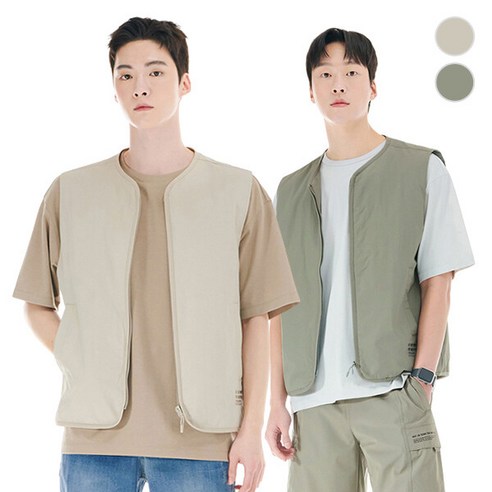 [체이스컬트] 에센셜 집업 VEST/2Color