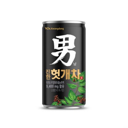 광동 남남 진한 헛개차, 30개, 180ml